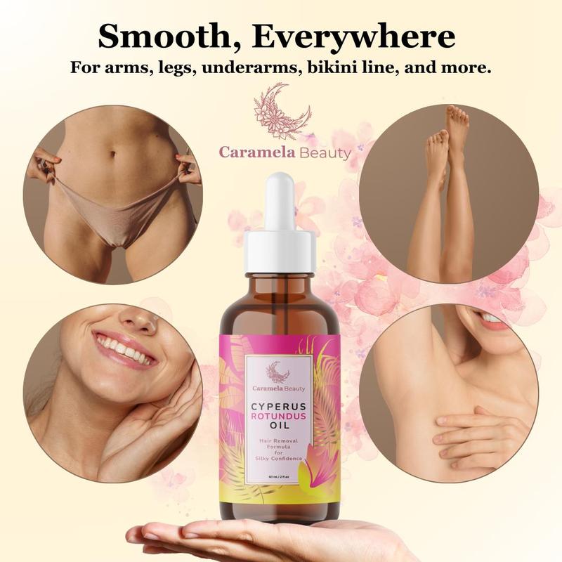 Eloura Cyperus Rotundus Oil for Natural Permanent Hair Reduction